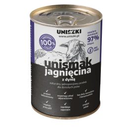 UNISZKI UNIsmak Agnello con zucca - cibo umido per cani - 400g