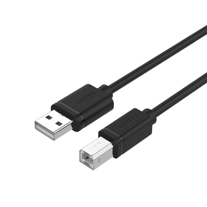Cavo UNITEK Y-C421GBK USB 5 m USB 2.0 USB A USB B nero