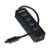 UNITEK HUB USB-C 4XUSB-A 3.1 ACTIVE 10 WATT H1117B