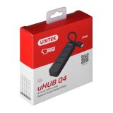 UNITEK HUB USB-C 4XUSB-A 3.1 ACTIVE 10 WATT H1117B