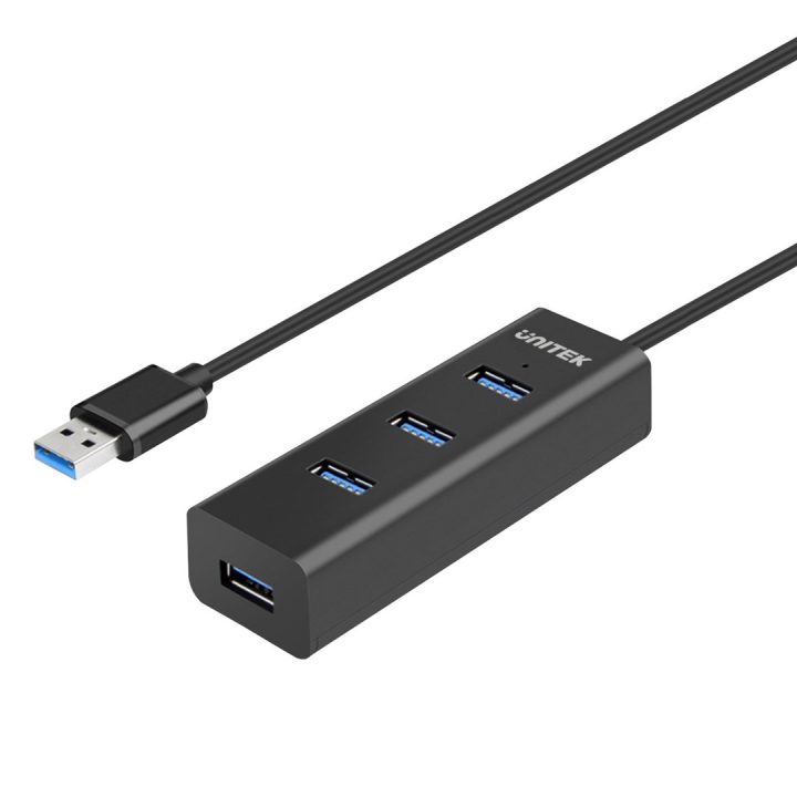 UNITEK Y-3089V01 hub interfaccia USB 3.2 Gen 1 (3.1 Gen 1) Type-A 5000 Mbit/s nero