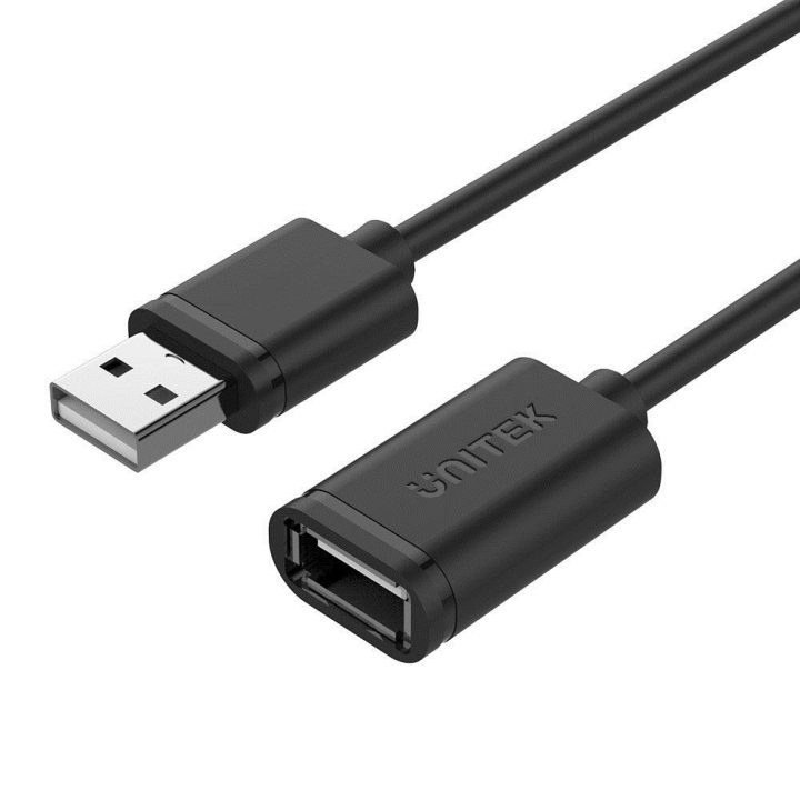Cavo UNITEK Y-C450GBK USB 2 m USB 2.0 USB A nero