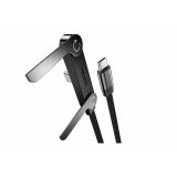 Vakoss TC-U570 USB-C to USB-C Cavo con funzione supporto 100W 1m nero