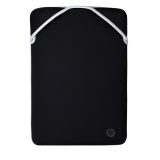 HP Reversible Protective 14.1-inch Silver Laptop Sleeve 14.1 Sleeve case Black