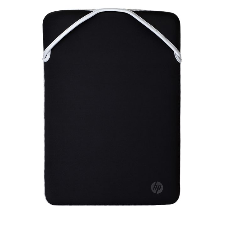 HP Reversible Protective 14.1-inch Silver Laptop Sleeve 14.1 Sleeve case Black