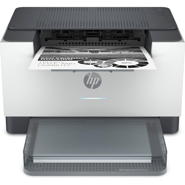 HP LaserJet M209dw Printer Black and white Printer for Home and home office Print Two-sided printing Compact Size Energy Efficie