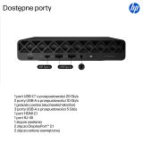 HP ProDesk 4 G1i AI PC Intel Core Ultra 5 225T 16 GB DDR5-SDRAM 512 GB SSD Windows 11 Pro Mini PC Black