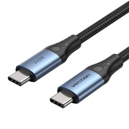 Vention USB 2.0 5A 240W 1m cavo nero USB-C to C