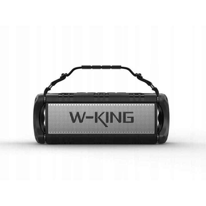 W-KING D8 altoparlante Bluetooth wireless – nero e argento