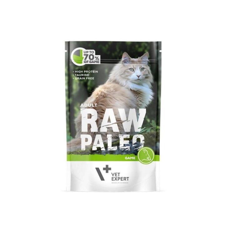 VETEXPERT Raw Paleo Adult Cat Cervo - cibo umido per gatti - 100 g