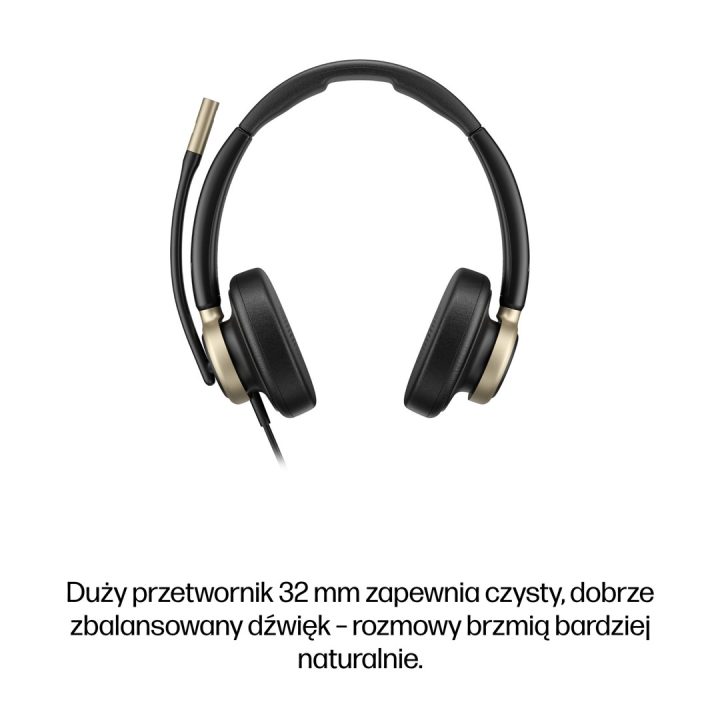 HP Poly Mission 825 Stereo USB Wired Headset