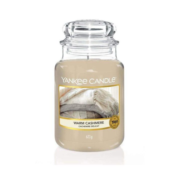 Candela profumata YANKEE CANDLE WARM CASHMERE 567g grande