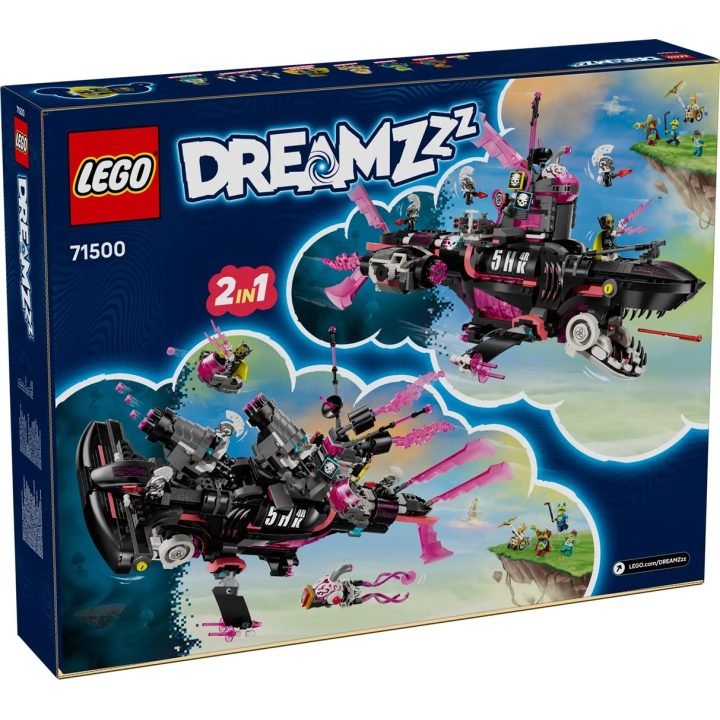 LEGO DREAMZZZ 71500 Sottomarino Squalo Incubo