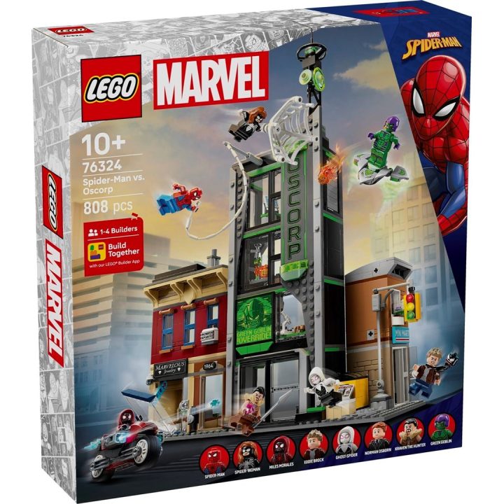 LEGO MARVEL 76324 Spider-Man contro Oscorp