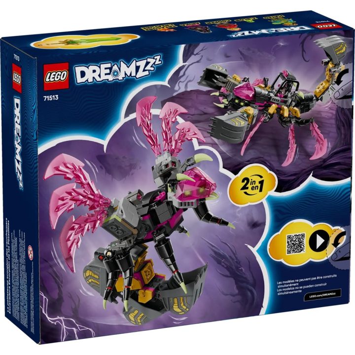 LEGO DREAMZZZ 71513 Scavatrice Scorpione Incubo