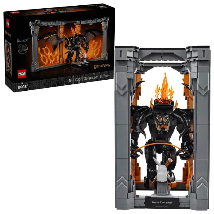 LEGO ICONS 10367 Il Signore degli Anelli: Balrog Book Nook