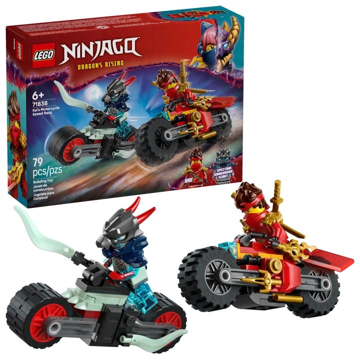 LEGO NINJAGO 71838 Gara di Velocità in Moto di Kai