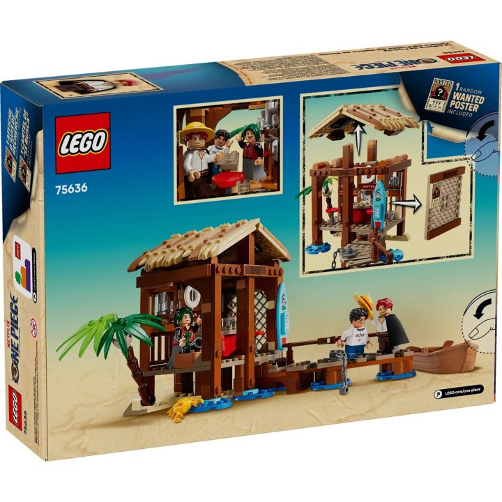 LEGO ONE PIECE 75636 Capanna del Villaggio del Mulino