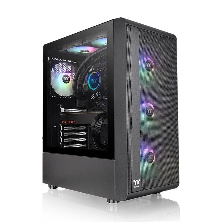 Thermaltake S200 TG ARGB Midi Tower nero