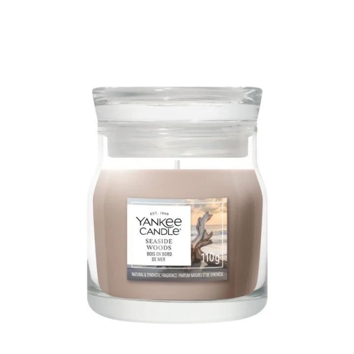 YANKEE CANDLE SEASIDE WOODS Candela profumata 110 g piccola