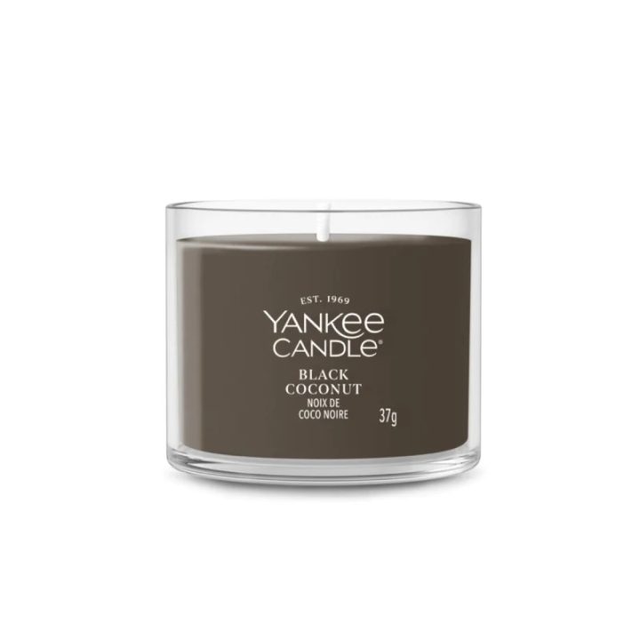 Candela profumata YANKEE CANDLE BLACK COCONUT 37 g mini