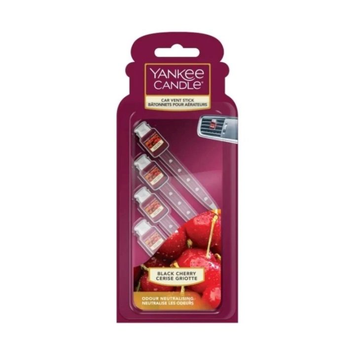 Bastoncini Vent BLACK CHERRY YANKEE profumatore per auto