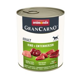 ANIMONDA GranCarno Adult Manzo e cuori di anatra - cibo umido per cani - 400g