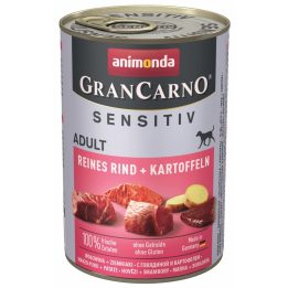 ANIMONDA GranCarno Adult Sensitiv manzo con patate - cibo umido per cani - 400g
