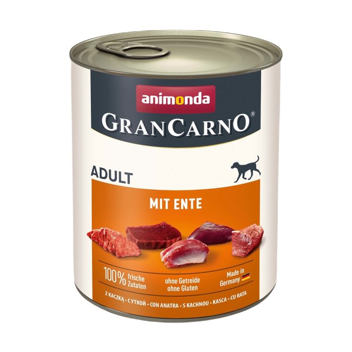 ANIMONDA GranCarno Adult con Anatra - cibo umido per cani - 800g
