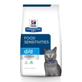HILL'S PRESCRIPTION DIET Feline d/d Dry cat food Duck Peas 1 5 kg