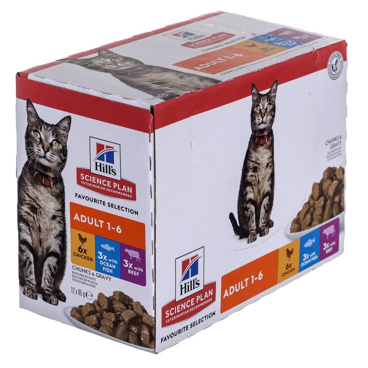 HILL'S Feline Adult Multipack Classic – pouches 12×85 g