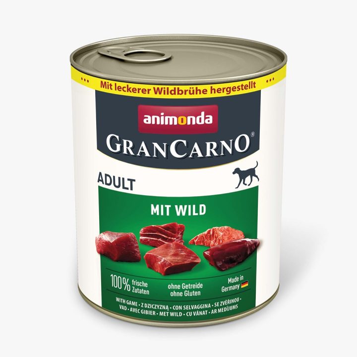 ANIMONDA GranCarno Adult selvaggina - cibo umido per cani - 400g