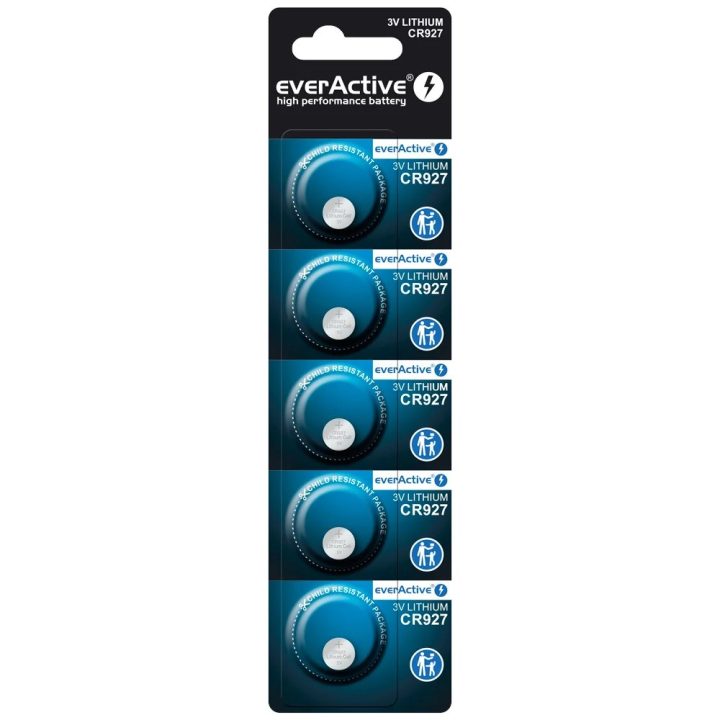 Batteria al litio mini everActive CR927 - blister 5 pz.
