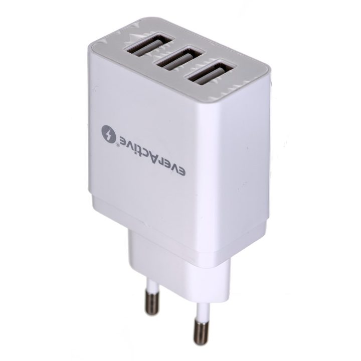 Caricabatterie da parete USB everActive SC-300 3xUSB 3.4A