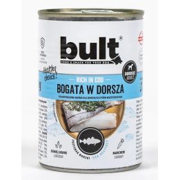 BULT Ricco di merluzzo - Cibo umido per cani - 800 g