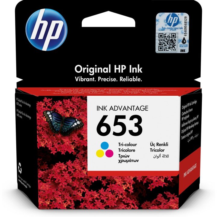 HP 653 1 pc(s) Original Standard Yield Cyan Magenta Yellow