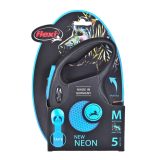 FLEXI Guinzaglio retrattile New Neon M - 5 m