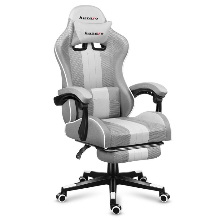 HUZARO FORCE 4.7 SEDIA GAMING MESH BIANCA