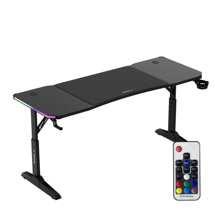 Huzaro Hero 4.6 RGB scrivania gaming nera