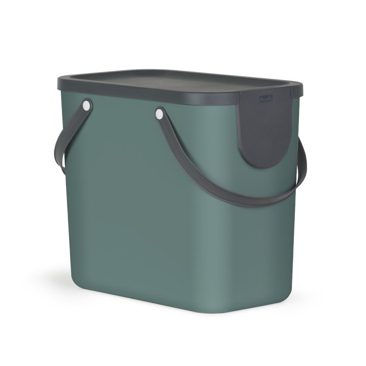 ROTHO Albula Dark verde - contenitore raccolta differenziata - 25l