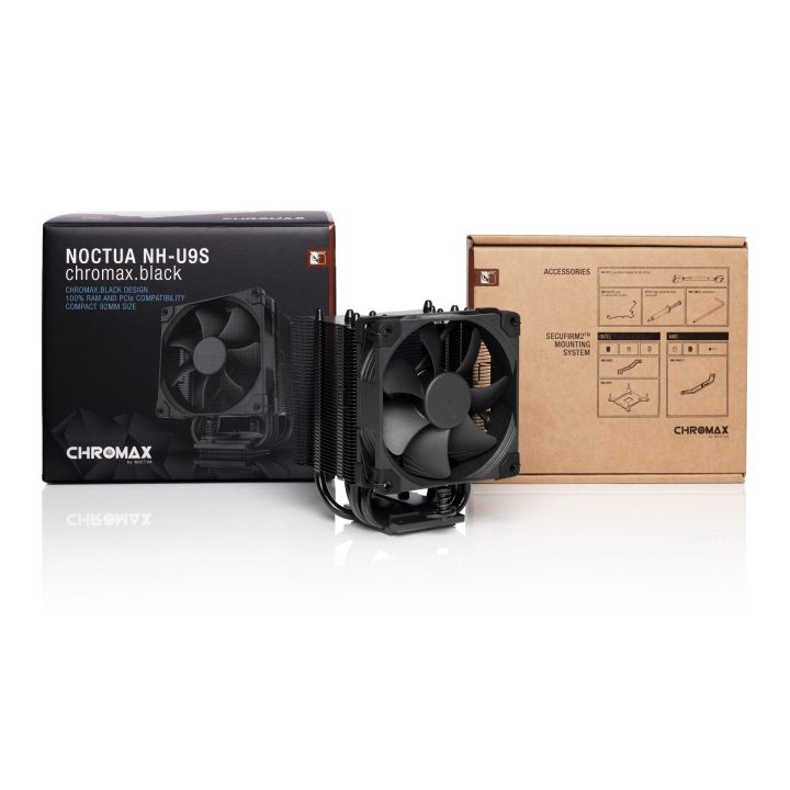 Noctua NH-U9S chromax.black Dissipatore Processore 9.2 cm Nero Chrome 1 pc(s)