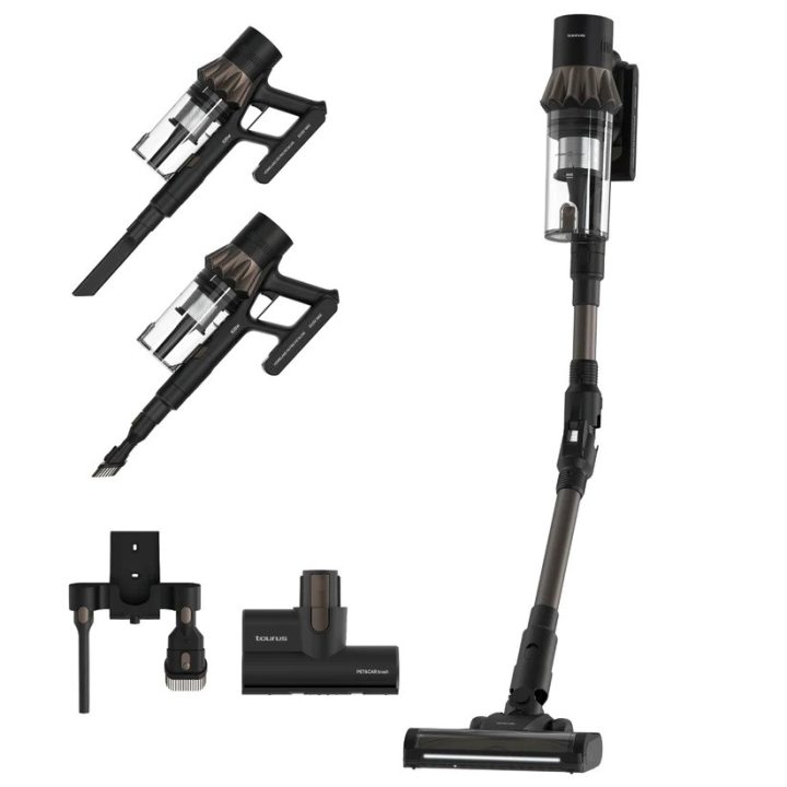 Taurus Homeland X9 Pro Pet & Car Aspirapolvere a bastone senza fili alimentato a batteria Secco HEPA Senza sacchetto 0.7 l 615 W