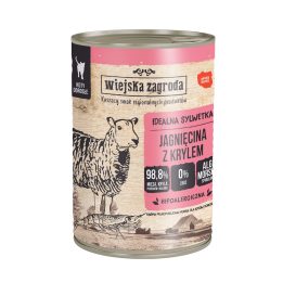 WIEJSKA ZAGRODA Agnello con krill - cibo umido per gatti - 400g