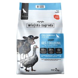 WIEJSKA ZAGRODA Light oca con vitello - cibo secco per cani - 2kg