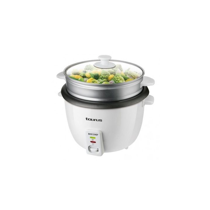 Taurus RICE CHEF cuociriso 1.8 L 700 W grigio bianco