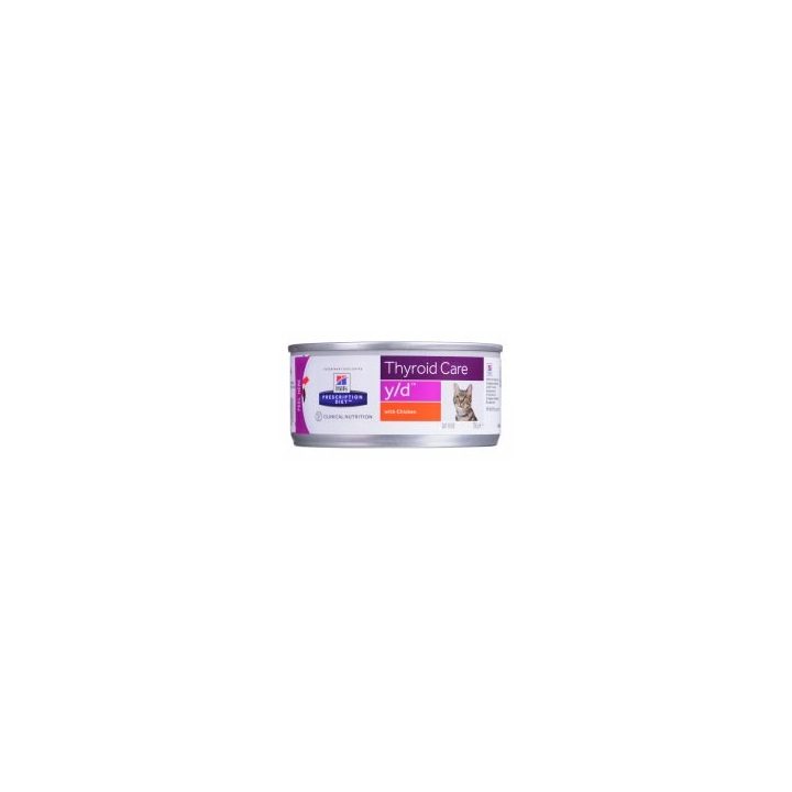 HILL'S PRESCRIPTION DIET Thyroid Care Feline y/d Wet cat food Chicken 156 g