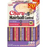 INABA Churu Hairball control Ricetta tonno e pollo - snack per gatti - 20x14g