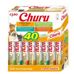 INABA Churu Variety box Pollo - snack per gatti - 40 x 14g