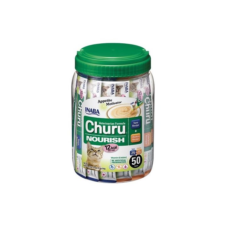 INABA Churu Nourrish Pollo e tonno - snack per gatti - 50x14 g