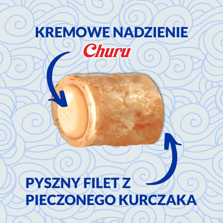 INABA Churu Bites Pollo con tonno e capasante - snack per gatti - 3x10 g